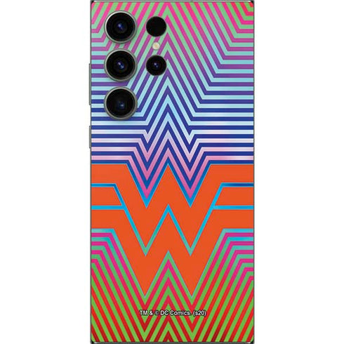 Wonder Woman 1984 (2020) Rainbow Chevron Logo Galaxy S25 Ultra Skin